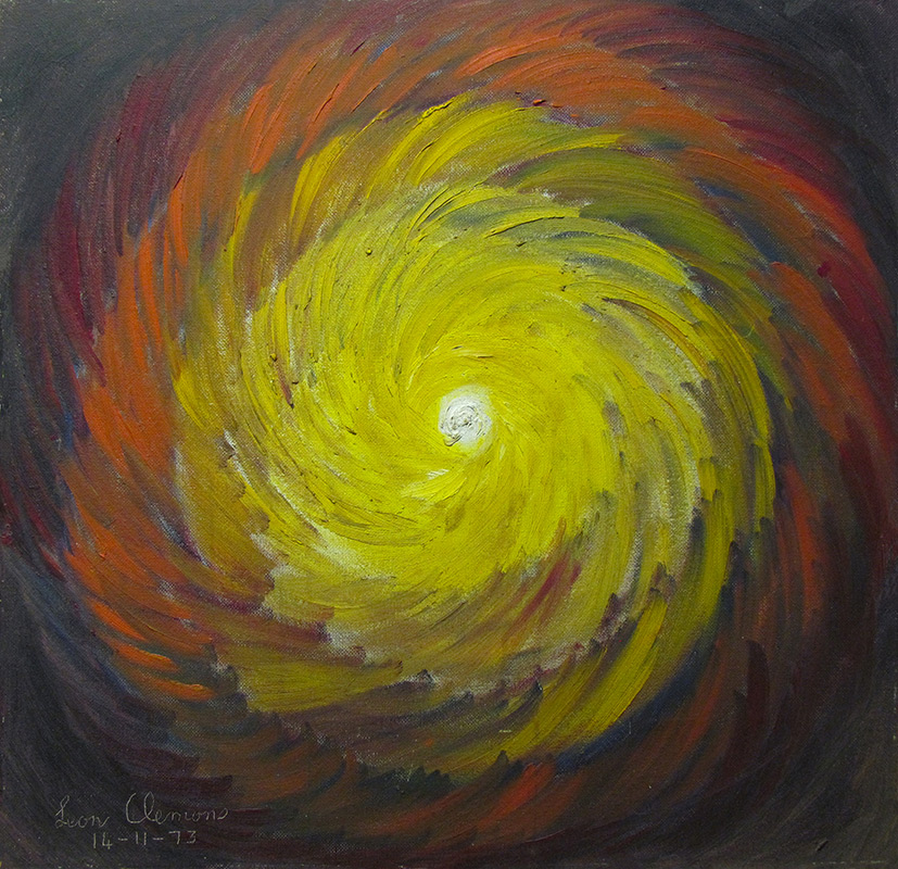 Leon's unique artwork - King Protea