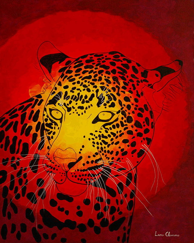 Leon's contemporary artwork - Leopardi