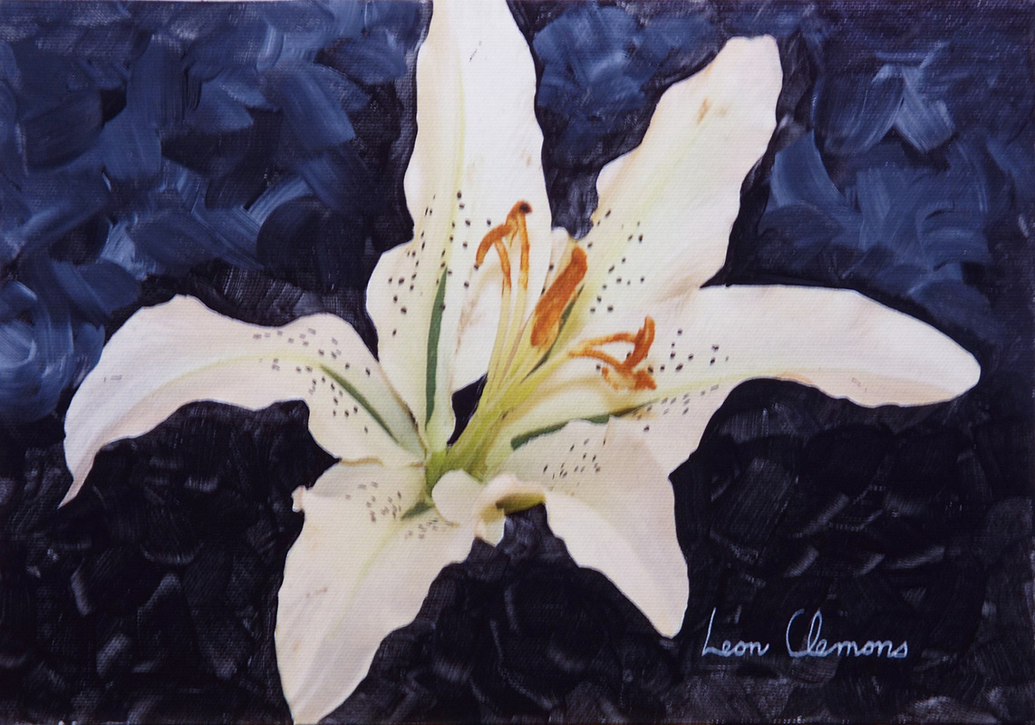 Leon's super realistic artwork - Lily 2