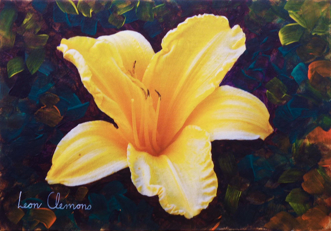 Leon's super realistic artwork - Lily 3