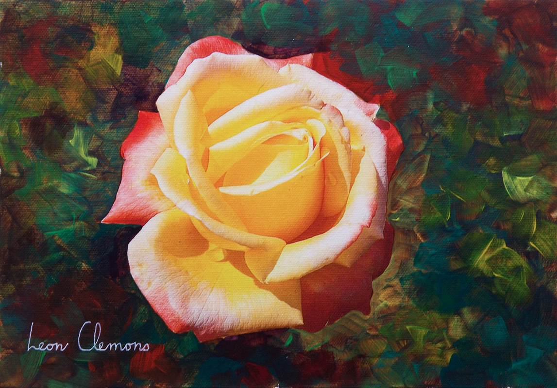 Leon's super realistic artwork - Rose 6