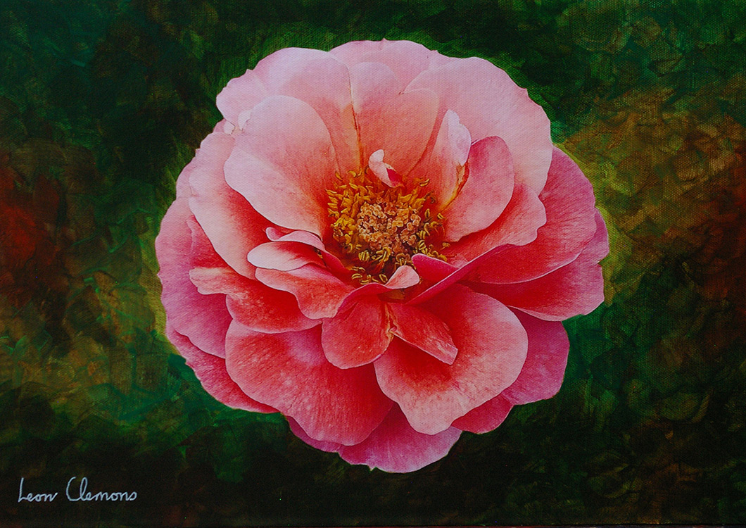 Leon's super realistic artwork - Rose 8