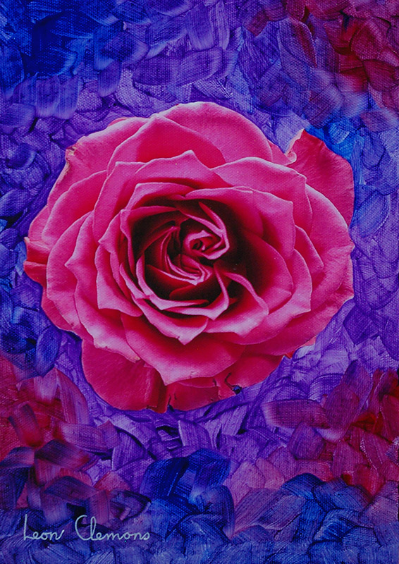 Leon's super realistic artwork - Rose 9
