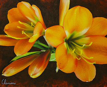Leon Clemons super-realistic art - Clivea Miniata 3