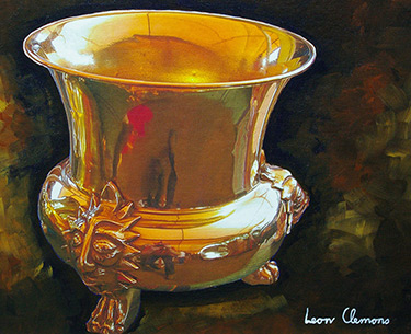 Leon Clemons super-realistic art - Copper Object