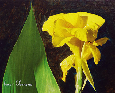 Leon Clemons super-realistic art - Iris 1