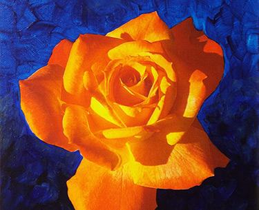 Leon Clemons super-realistic art - Rose 1