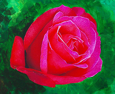 Leon Clemons super-realistic art - Rose 11