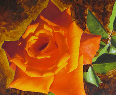 Leon Clemons super-realistic art - Rose Titian