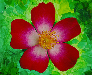 Leon Clemons super-realistic art - Single Roselet