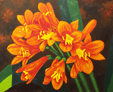 Leon Clemons realistic art - Orange Clivea