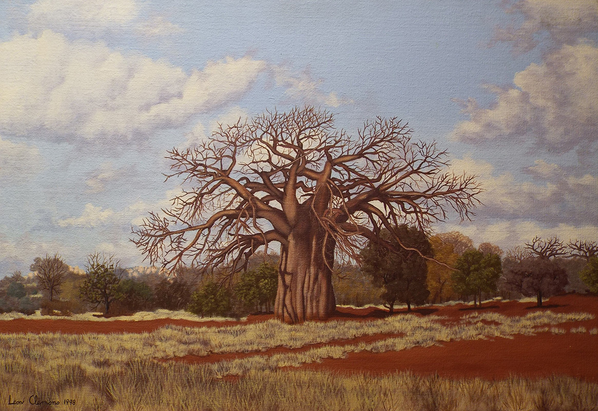 Leon's realistic artwork - Baobab near Musina