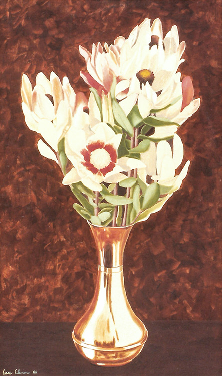 Realistic painting - Peninsula Cone Bush