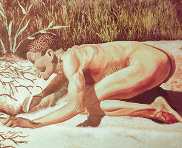 Leon Clemons realistic art - Baobab near Musina