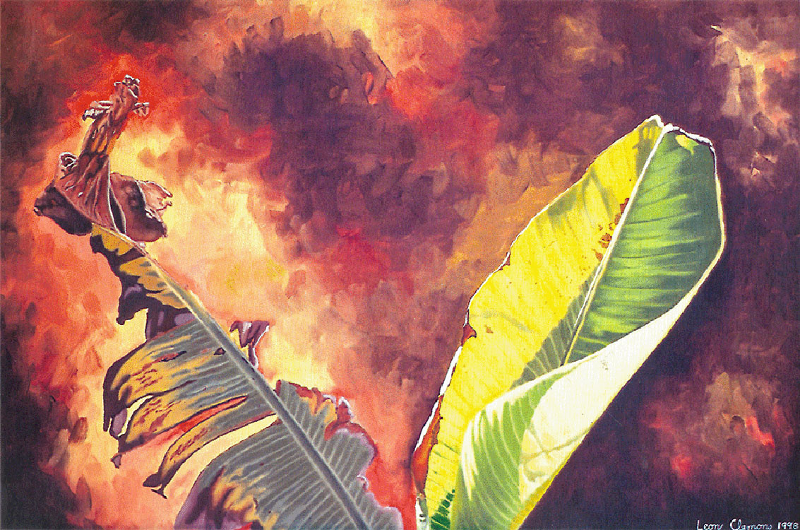 Leon Clemons' artwork called New and Old selected for the FNB Millennium Calendar